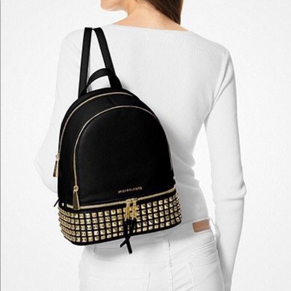 Michael Kors Handbags - Michael Kors Rhea Studded Backpack